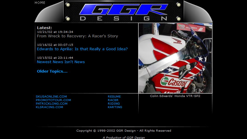 Screenshot 2002 GGR Design
