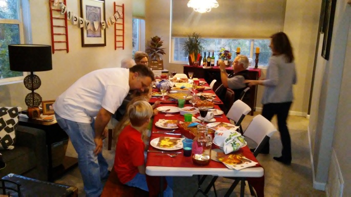 A Family Thanksgiving Table